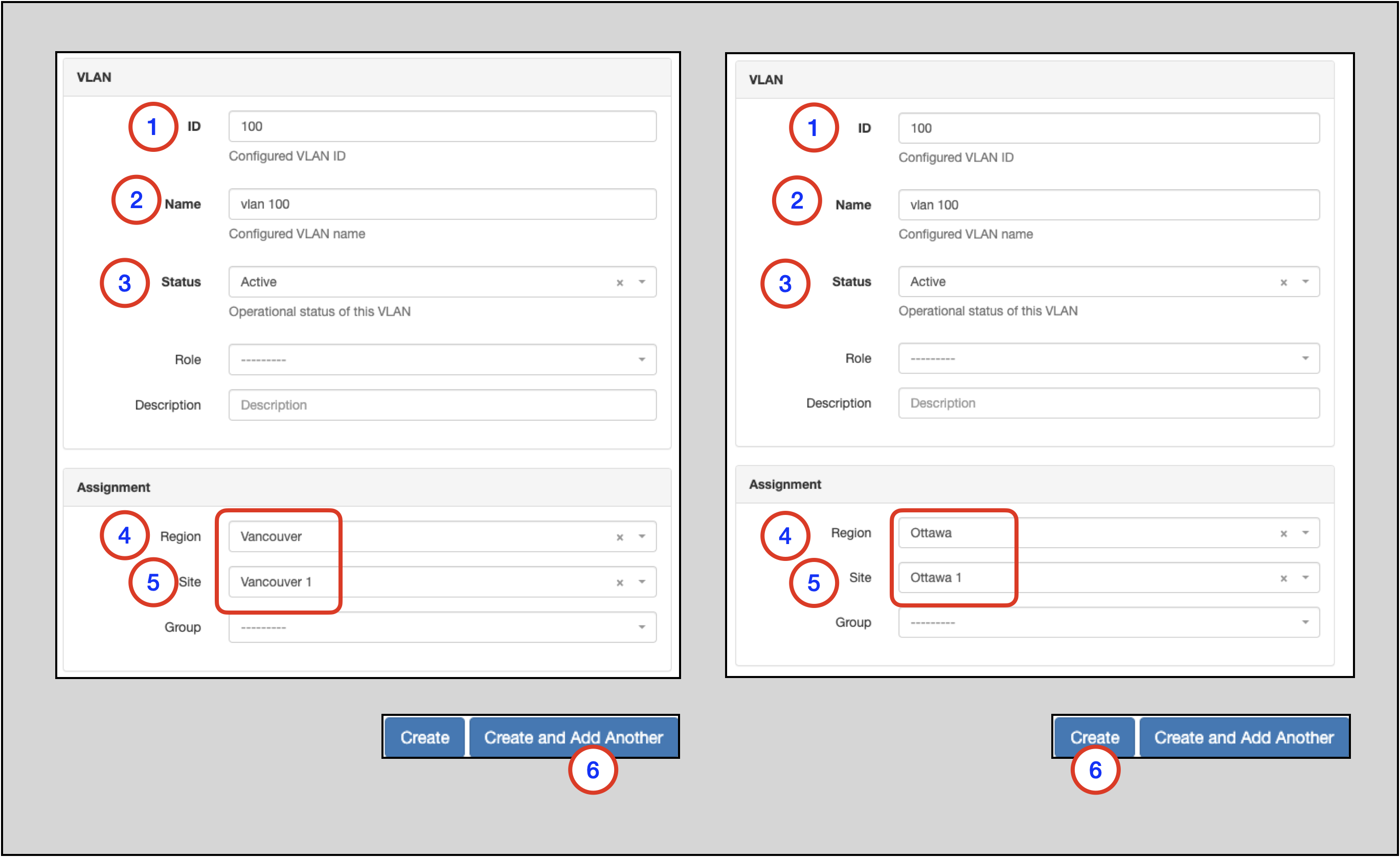 Create vlans 2