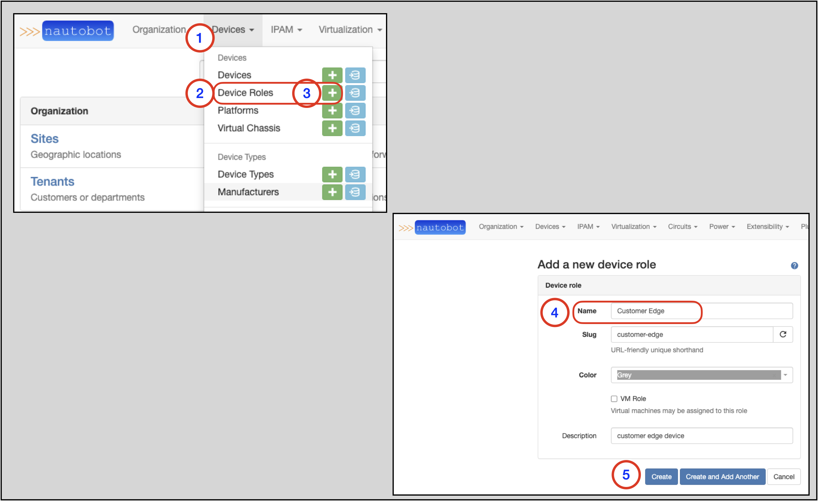 Create a device role